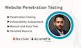 do website penetration test vulnerability assessment with report