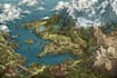 do fantasy map illustration with fantasy art