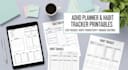 create a custom adhd daily routine and habit tracker for focus and productivity