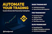 develop a binance trading bot with custom strategies