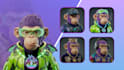create high quality 3d character nft art model collection