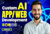 be ai mobile app developer ai website developer, fine tuning integrate ai agent