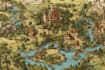 draw fantasy map illustration