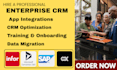 setup enterprise crm servicenow customer services salesforce service cloud pega