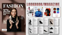 digital fashion lookbook design fashion magazine layout catalog in indesign