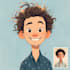 draw a cartoon portrait