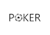 do minimalist poker logo and poker chip design