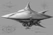 create sci fi illustrations of spaceships, ufos, or vehicles