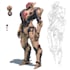 make mecha robot character design