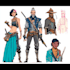 create concept art, character design and illustration