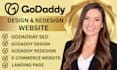 godaddy website design godaddy website redesign website design