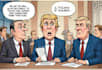 draw political cartoon and comic