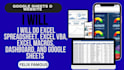 do excel spreadsheet excel vba excel macros dashboard and google sheets