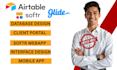 be your mobile app development with adalo glide softr airtable flutter flow