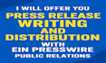 offer press release writing, distribution ein presswire public relations