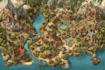 draw fantasy map illustration