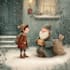 do christmas children book illustration and formatting