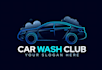 design auto detailing and car wash logo