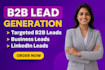 do b2b lead generation, targeted business leads, email list building
