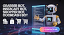 develop a zifty bot, grabber bot, shipty bot