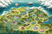 map illustration vector illustration vector map