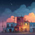 create cartoon background illustration