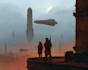 sci fi concept art  environment design