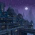 create stunning sci fi city art