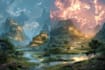 design detailed fantasy landscapes and environments
