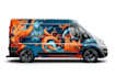 van wrap design, car wrap design, truck wrap design