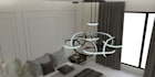 provide 3d interior realistic bedroom design
