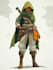 draw 2d game character illustration