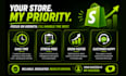 be your shopify virtual assistant, shopify store manager