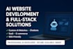 develop ai software, ai chatbot, ai website, ai web application, web developer