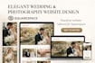 do wedding website design squarespace photography website