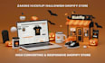 setup zakeke kickflip 2d 3d product customization and halloween shopify store