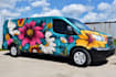 design custom vinyl car wrap, van wrap vehicle wrap