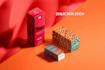 create a pixel perfect packaging box design with die cut