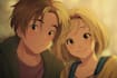 draw a cute anime couple illustration