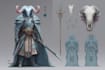 create a fantasy character concept art