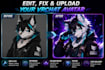edit, fix, and upload your vrchat avatar