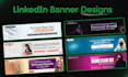 design minimalist linkedin banner