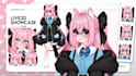 draw and rig 2d vtuber model live2d vtuber model 2d vtuber rigging vtuber