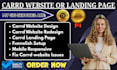 design carrd website redesign carrd website carrd landing page design
