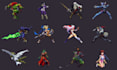 design animated pixel character undertale battle sprite sheet rpg maker game art