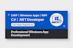 develop uwp, windows, wpf, and dot net applications in csharp professionally