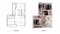 redraw floor plan with 3d plan in just 24 hours