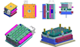 create custom injection mold designs for plastic parts with dfm review
