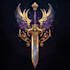 create a fantasy game logo
