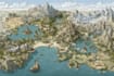 design a fantasy map illustration